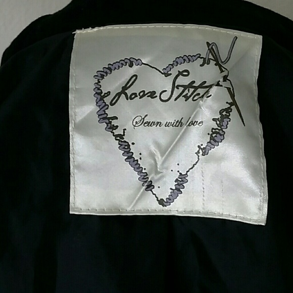 Nwt Love Stitch Patchwork Zippered Jacket Small - Picture 8 of 8